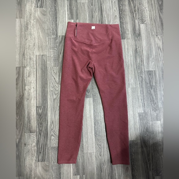 Vuori Clean Elevation Leggings Red Heather M - Picture 1 of 4